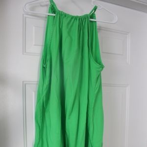 Tie Top Lime Dress
